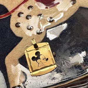 14k gold Mickey Mouse Pendant
